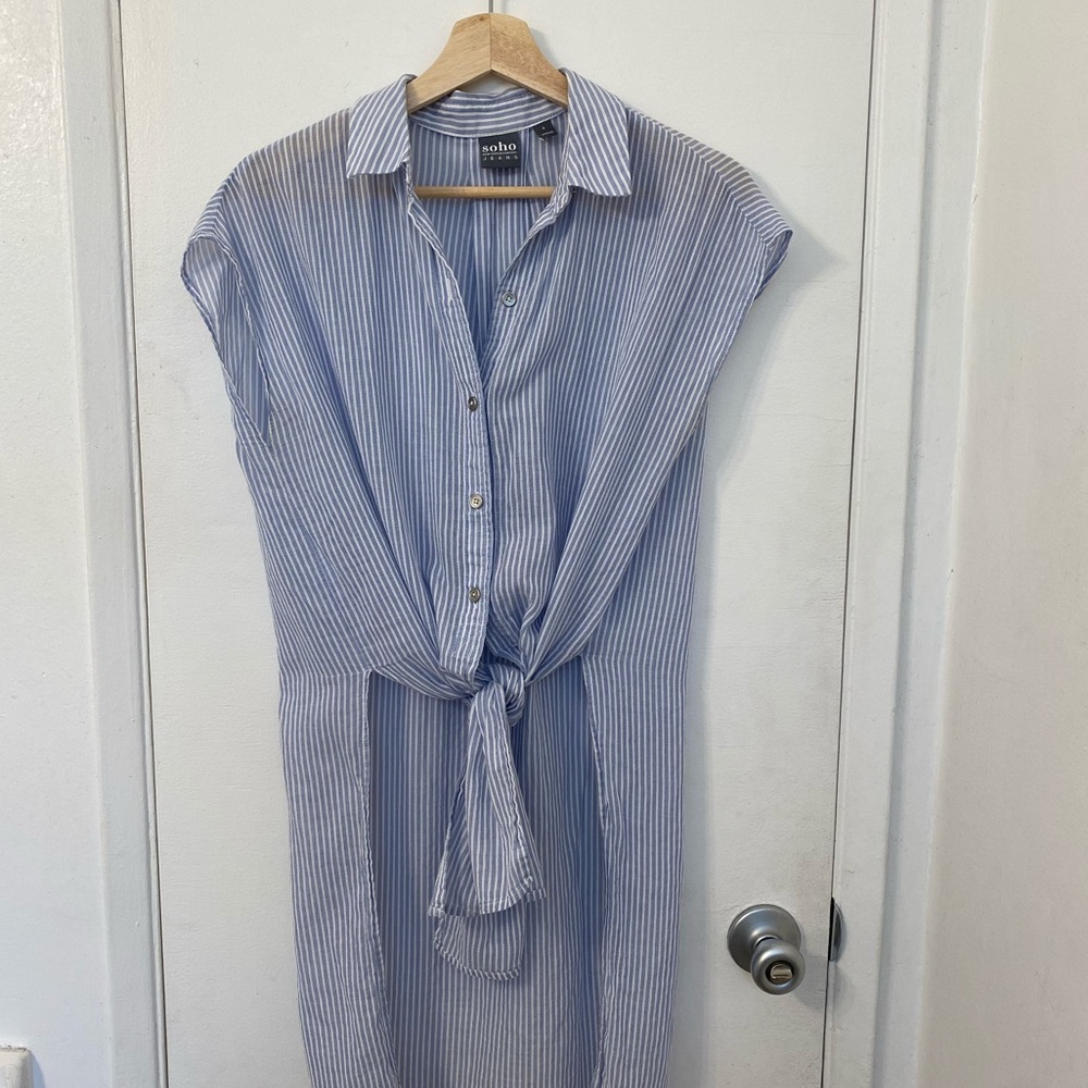 Light blue striped shirt